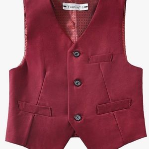 Boys size 12 red suit